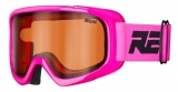 Dětské lyžařské brýle Relax Bunny HTG39A růžová/oranžová čočka