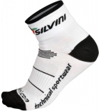 Cyklistické nízké ponožky Silvini Orato UA445 bílé