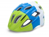 Dětská cyklistická helma R2 Bondy ATH07D zelená/modrá/bílá lesklá 2018