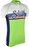 Dětský cyklistický dres Silvini Tanaro CD812 zelená/modrá