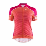 Dámský cyklistický dres Craft Empress 1906067-734735 oranžový/růžový