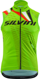 Pánská cyklistická vesta Silvini Team MJ1404 zelená/červená