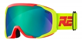 Dětské lyžařské brýle Relax De-vil HTG65D červená/žlutá/hnědá čočka