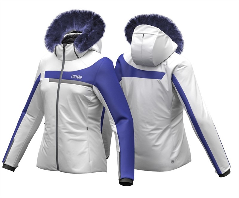 Dámská luxusní lyžařská bunda Colmar 3-Tre 2965F 1QT bílá