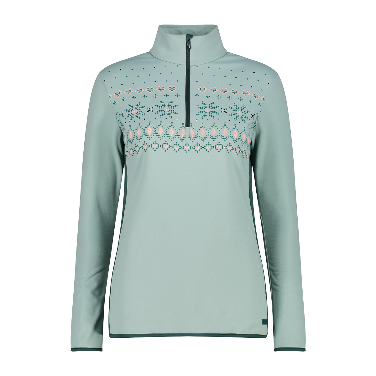 Dámský lyžařský rolák CMP 35L0416 sv. zelená