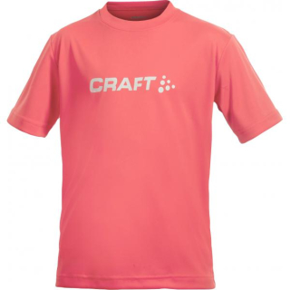Dětské triko Craft Run Logo lososové