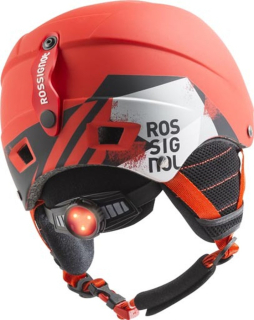 Dětská lyžařská helma Rossignol Comp J RED-LED červená model 2016/17