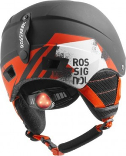 Dětská lyžařská helma Rossignol Comp J BLACK-LED černá model 2018/19