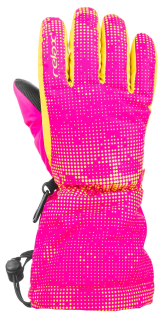 Dětské rukavice Relax PUZZY RR15E růžová/žlutá