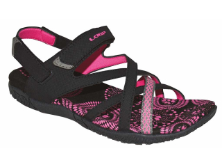 Dámské sandály Loap Caipa černá/růžová