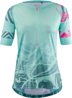 Dámský cyklistický dres Silvini Stabina WD1432 turquoise-pink