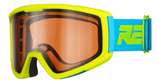Dětské lyžařské brýle Relax Slider HTG30 neon. žlutá/modrá/oranžová čočka