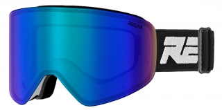 Lyžařské brýle Relax X-Fighter HTG59C bílá/modrá čočka