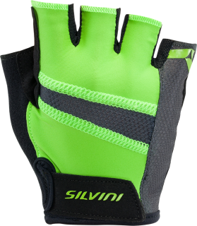Pánské cyklistické rukavice Silvini Liro MA1232 green-charcoal