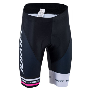 Dámské cyklistické kalhoty Silvini Team WP840 black-pink
