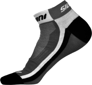 Cyklistické ponožky Silvini Plima UA622 šedé - kotníčkové